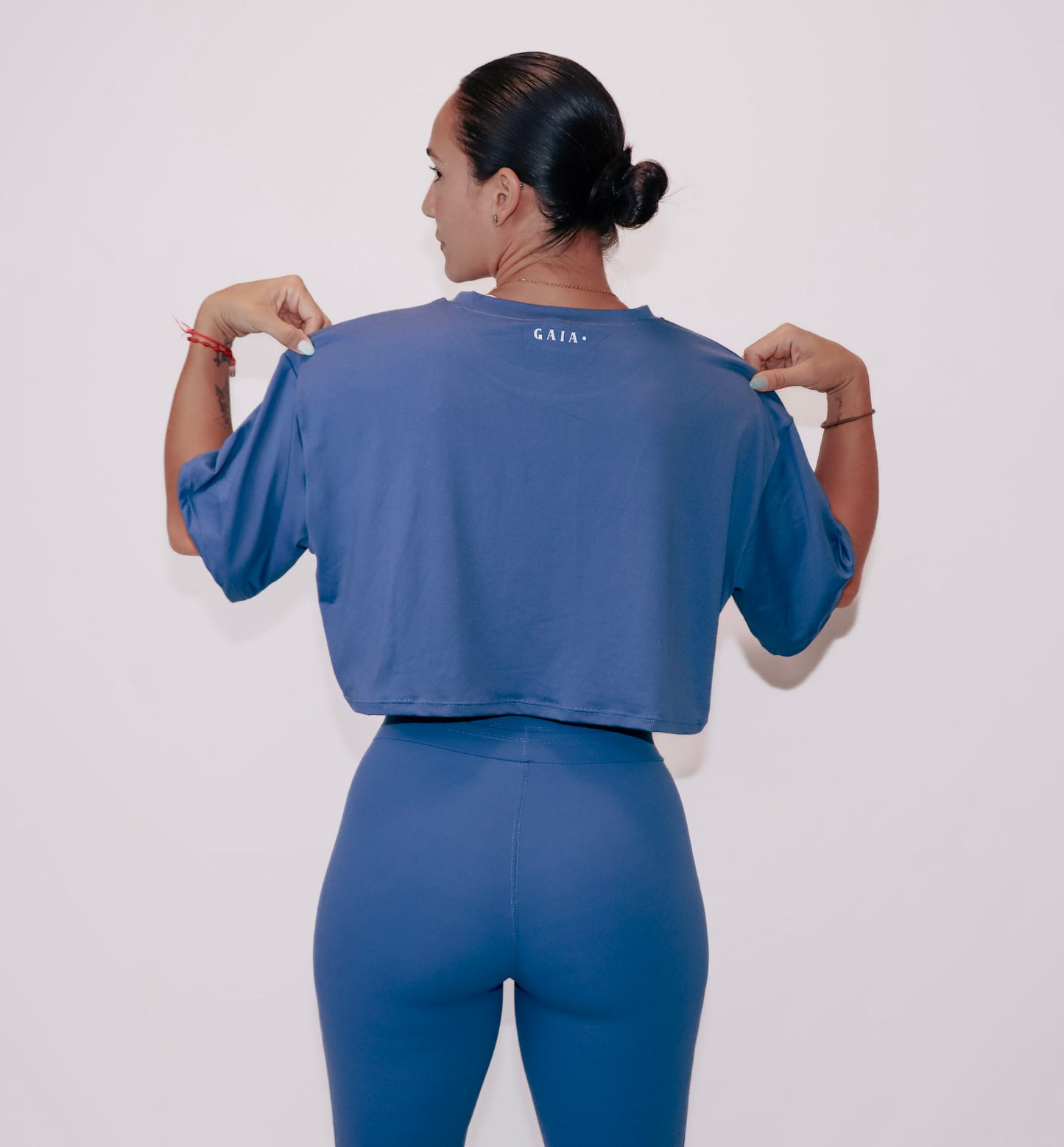 Blue Aura Crop Top